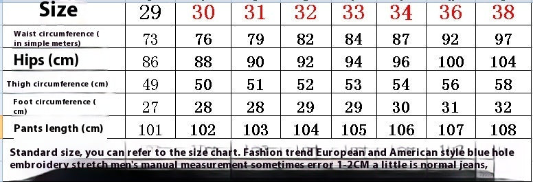 Men's Designer Fashion Elastic Slim Fit Skinny Pants