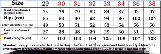 Men's Designer Fashion Elastic Slim Fit Skinny Pants