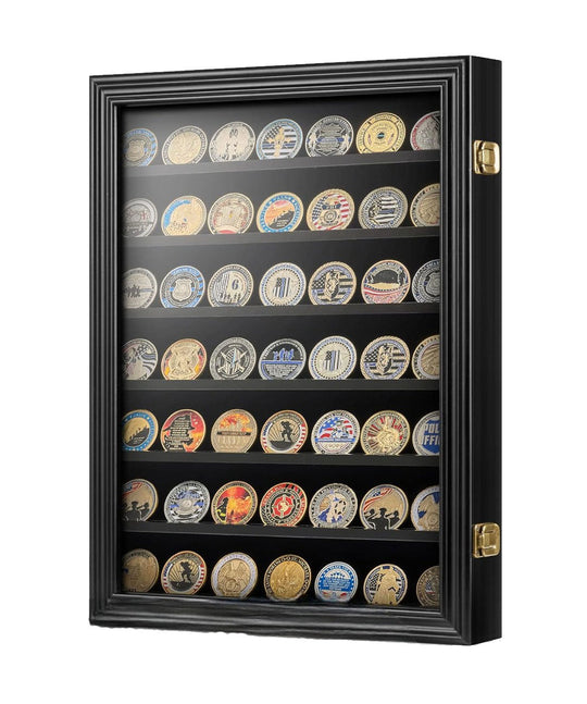 Wall Coin Display, Challenge coin wall display. by The Military Gift Store