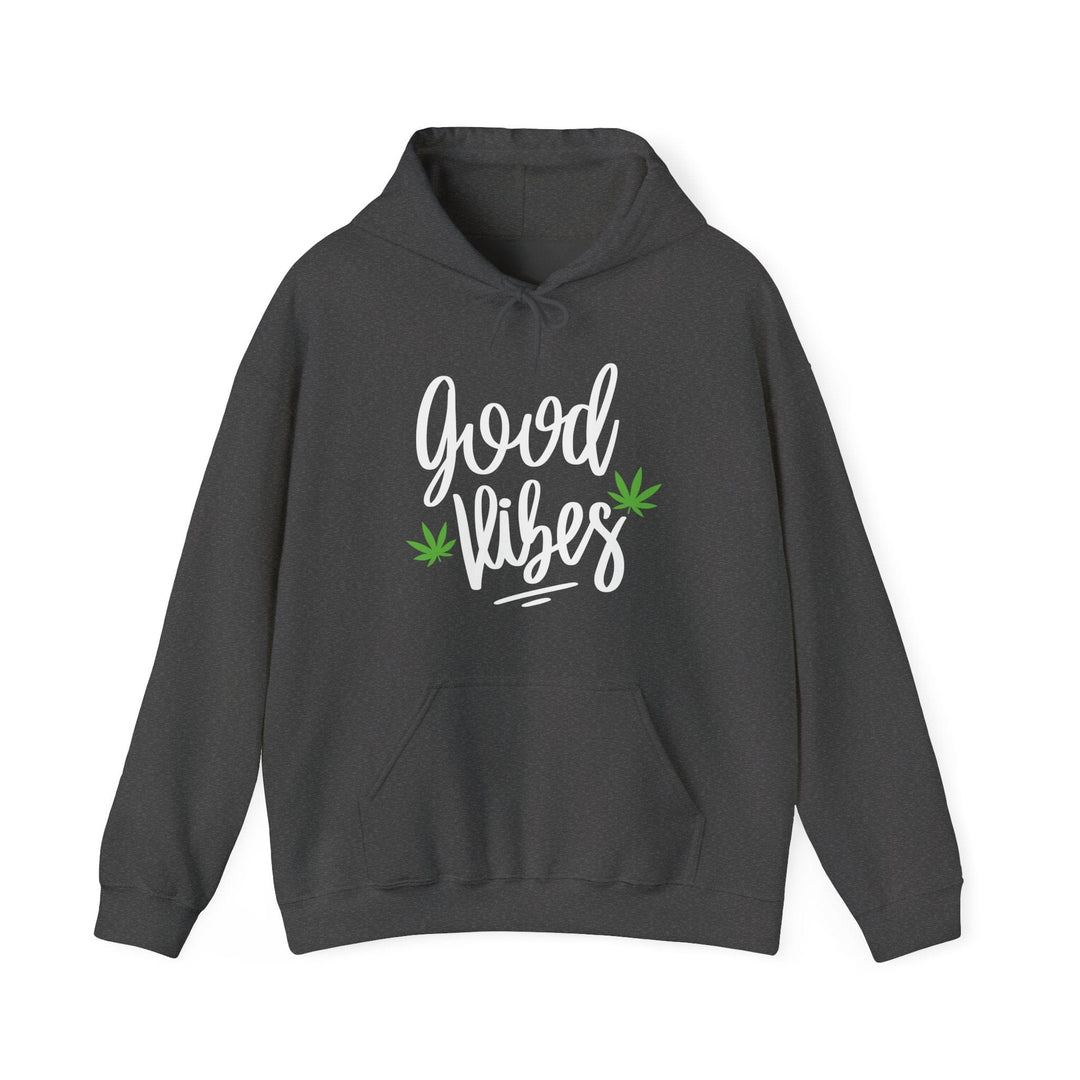 Good Vibes Marijuana Leaf Hoodie