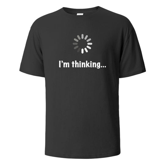 "I'm Thinking" Printed T-shirt for Men