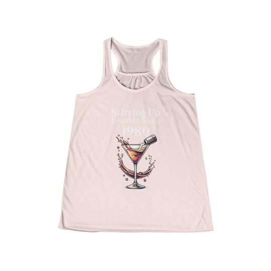 Serve Style & Sass Womens Flowy Racer Back Tank Top