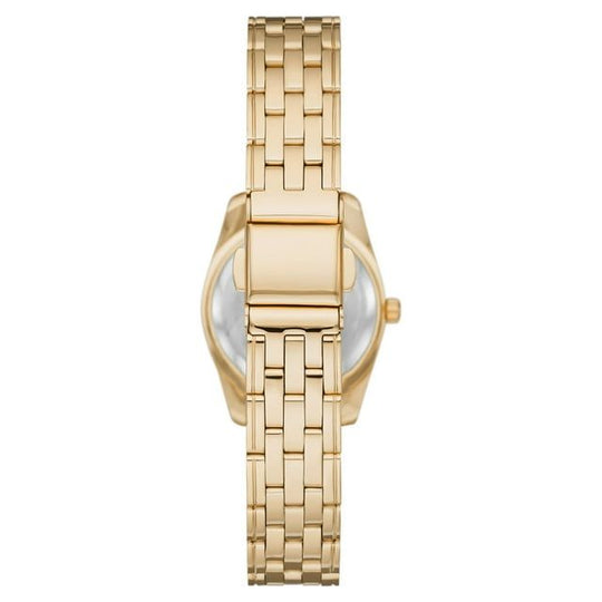 Time & Tru Women's Wristwatch: Gold Tone Bracelet Watch (FMDOTT079