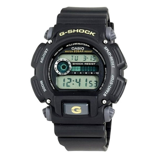 Casio Men's Digital Black and Grey Resin Strap G-Shock Watch DW9052-1B