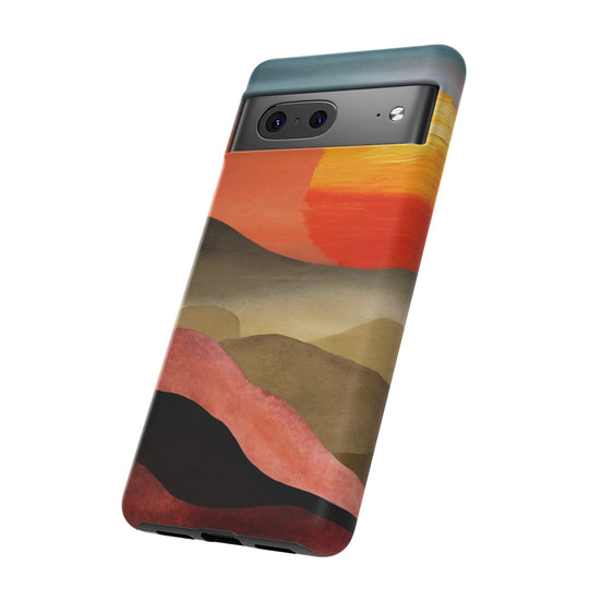 Artistic Sunset Tough Phone Case