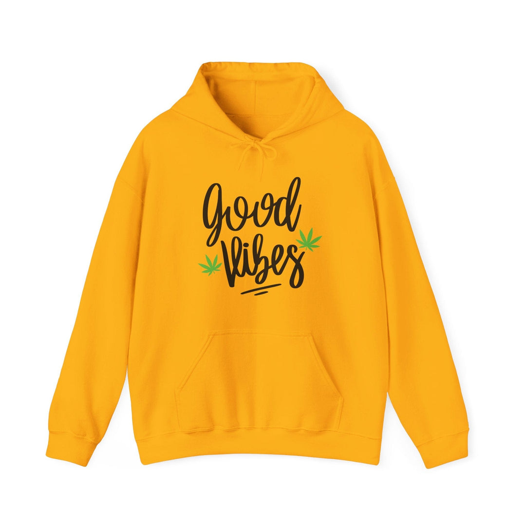 Good Vibes Marijuana Leaf Hoodie