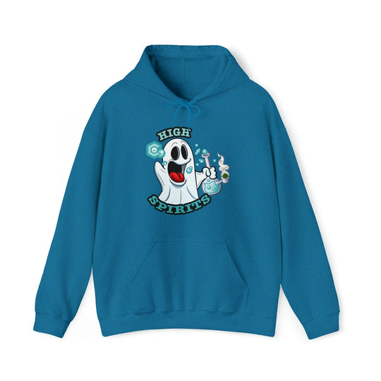High Spirits Ghost with Bong Cannabis Hoodie