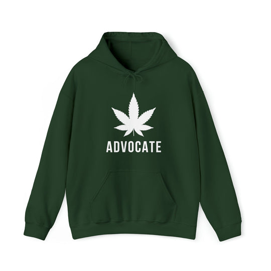Bold Cannabis Advocate Marijuana Leaf Weed Hoodie