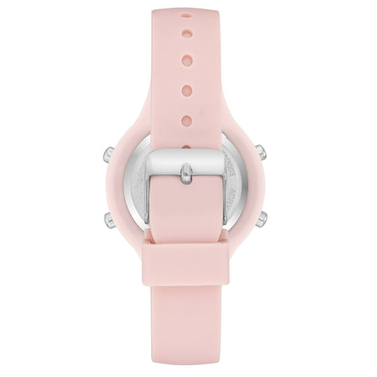 Time and Tru Adult Female Pink Silicone Digital Watch.