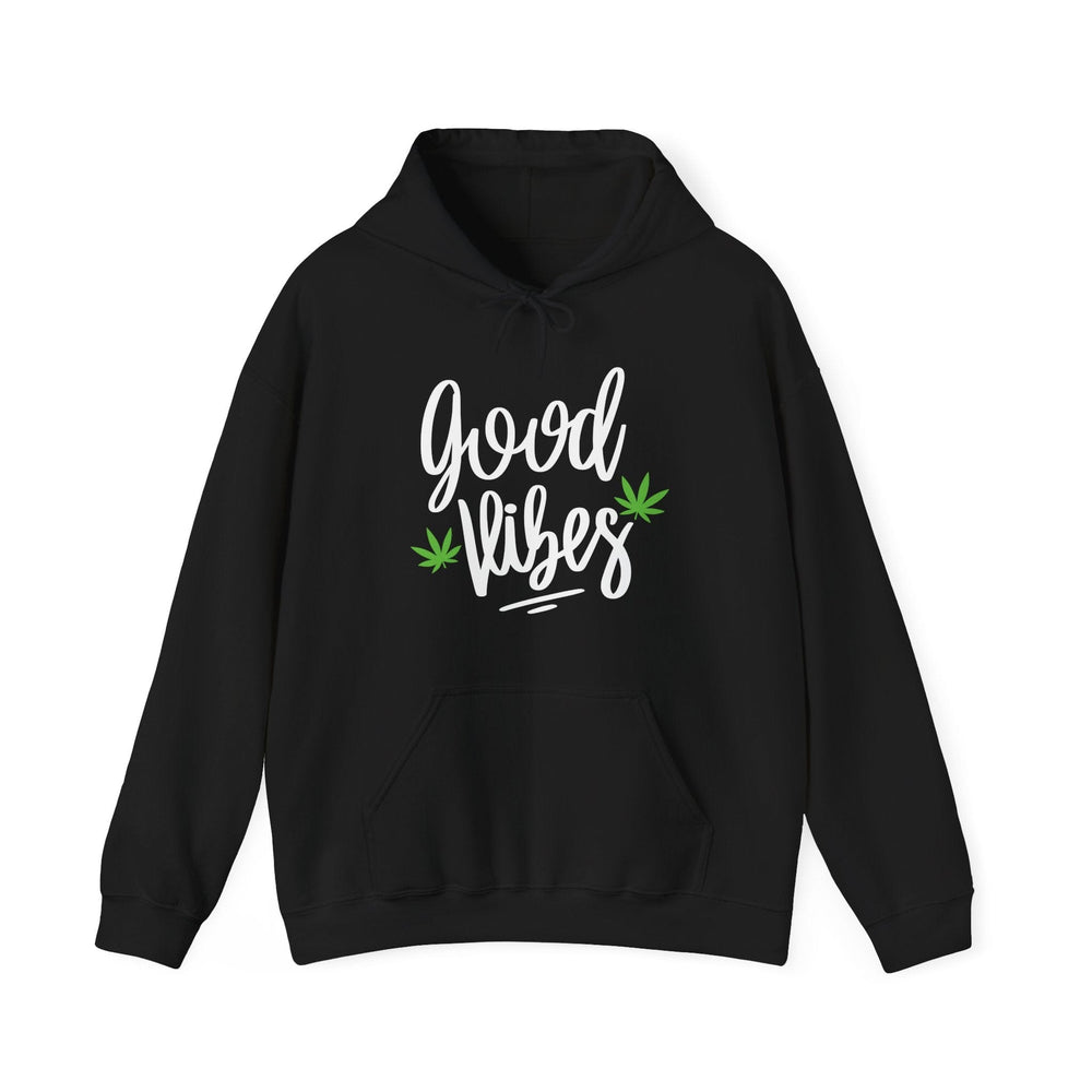 Good Vibes Marijuana Leaf Hoodie