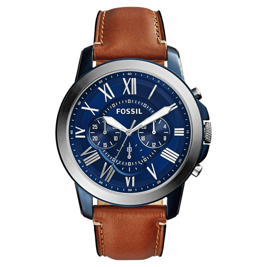 Fossil Men's Grant Chronograph, Two-Tone-Tone Stainless Steel Watch, FS5151