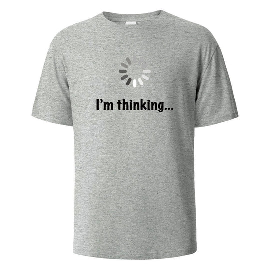 "I'm Thinking" Printed T-shirt for Men