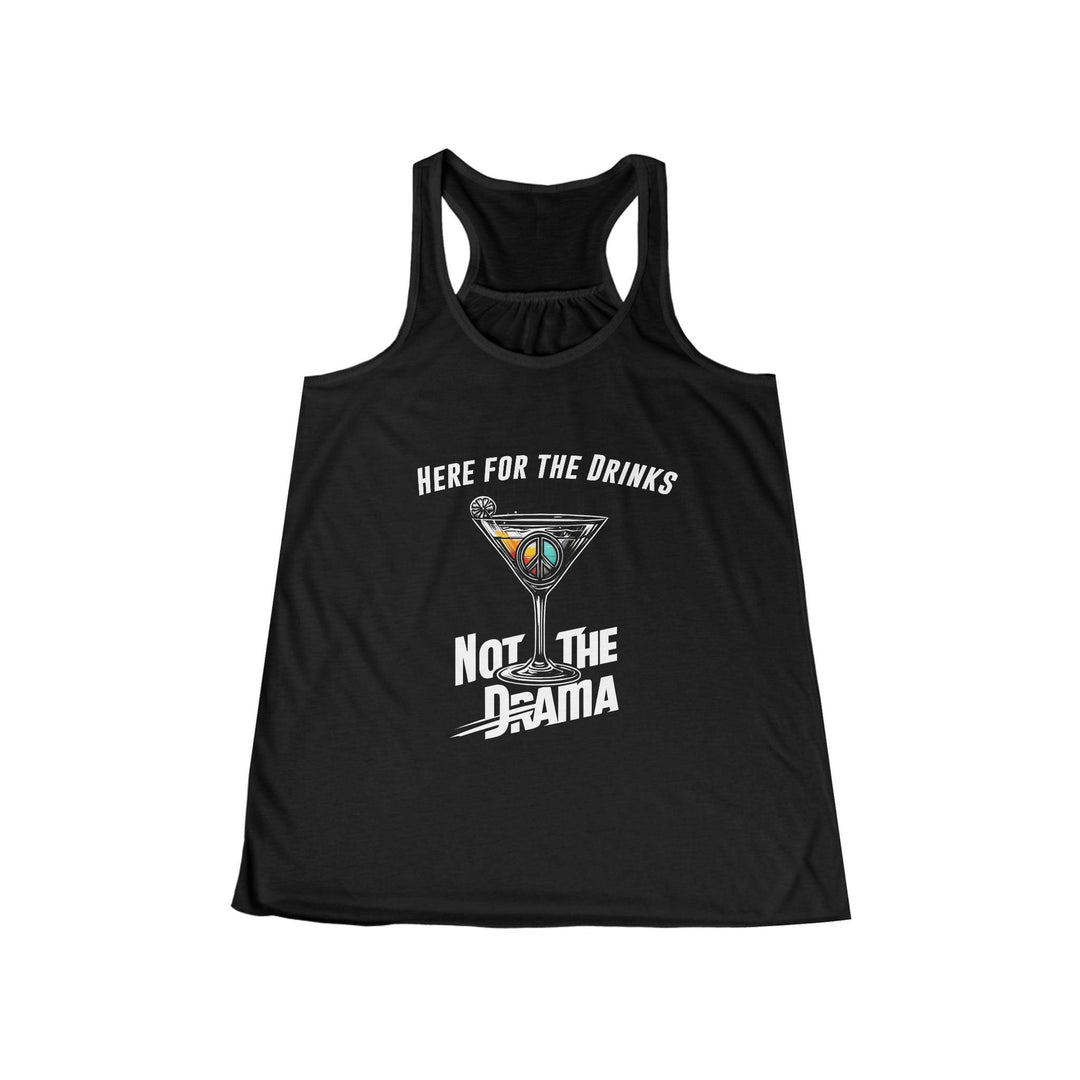 No Drama Womens Flowy Racer Back Tank Top
