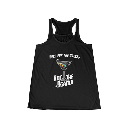 No Drama Womens Flowy Racer Back Tank Top