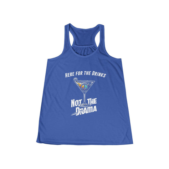 No Drama Womens Flowy Racer Back Tank Top