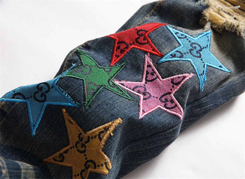 Men's Designer Fashion Elastic Slim Fit Skinny Pants