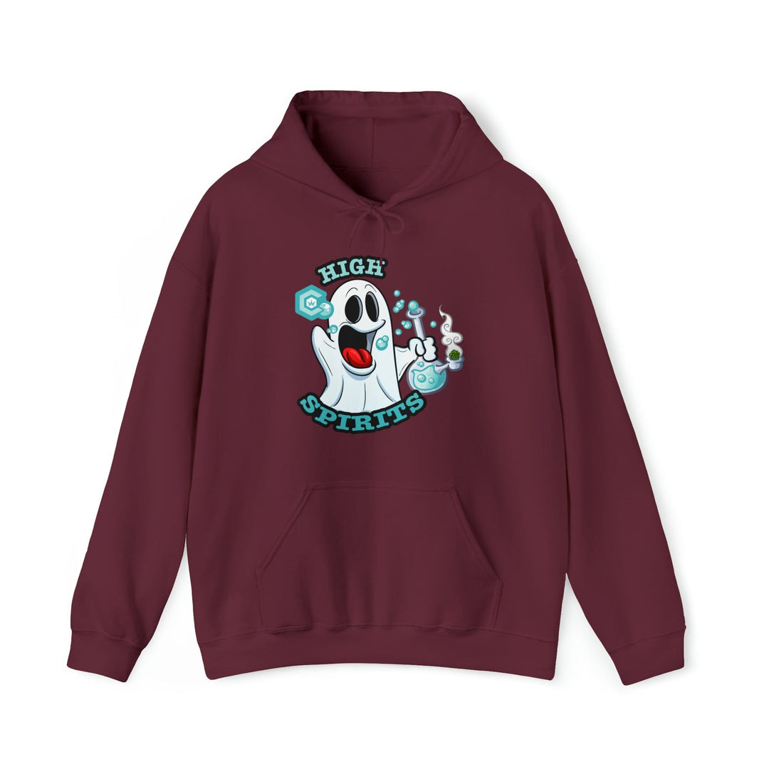 High Spirits Ghost with Bong Cannabis Hoodie
