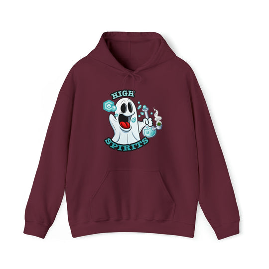 High Spirits Ghost with Bong Cannabis Hoodie