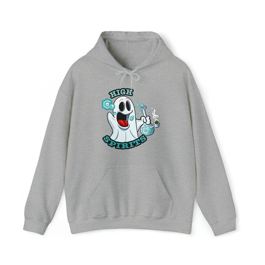 High Spirits Ghost with Bong Cannabis Hoodie