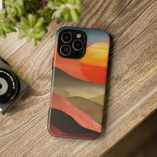 Artistic Sunset Tough Phone Case