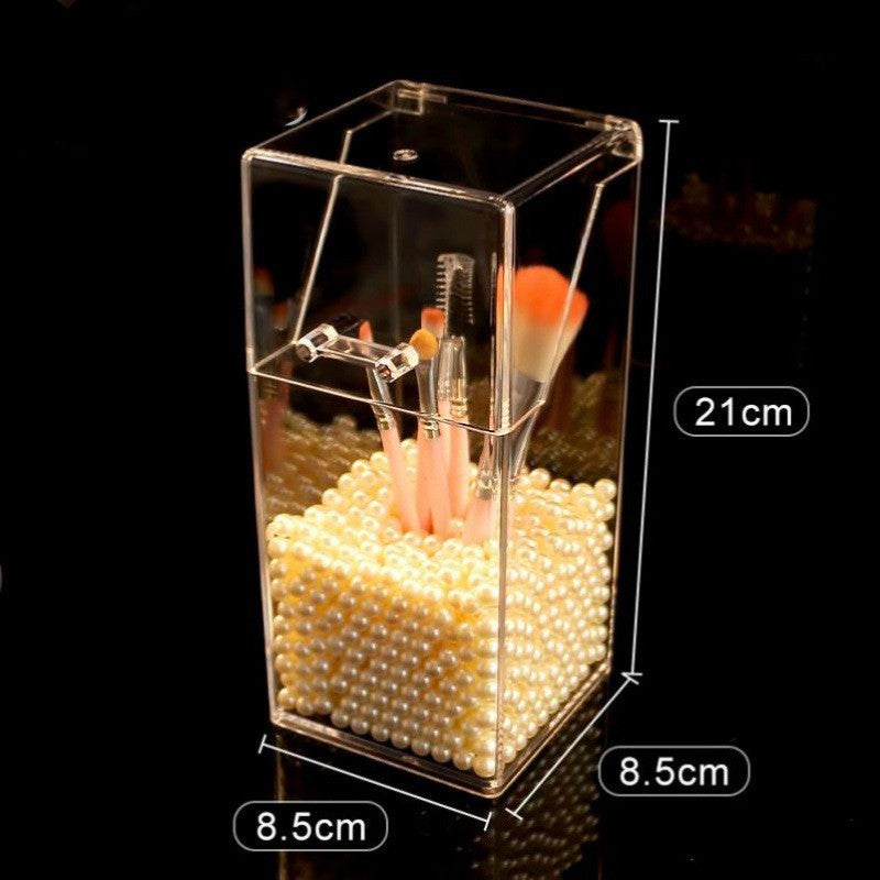 Desktop pen holder makeup brush storage bucket