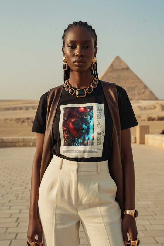 Asase Yaa Aziza & Fae Unisex Heavy Cotton Tee