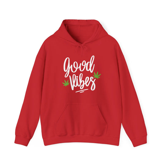 Good Vibes Marijuana Leaf Hoodie