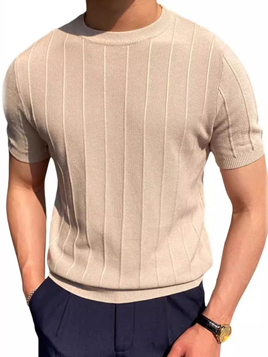 Men's Full Size Round Neck Short Sleeve T-Shirt Plus Size