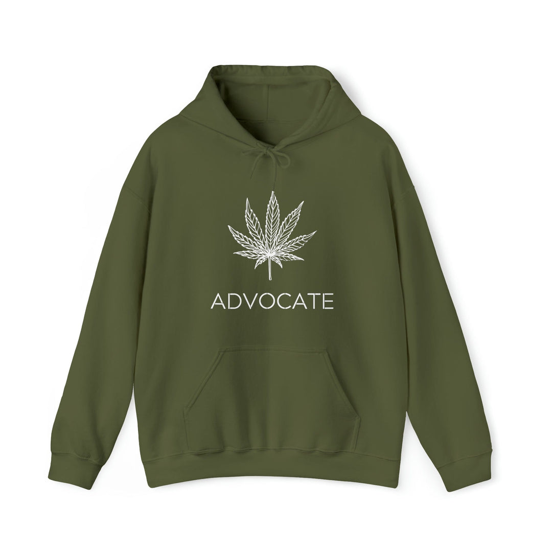 Elegant Advocate Cannabis Leaf Marijuana Hoodie