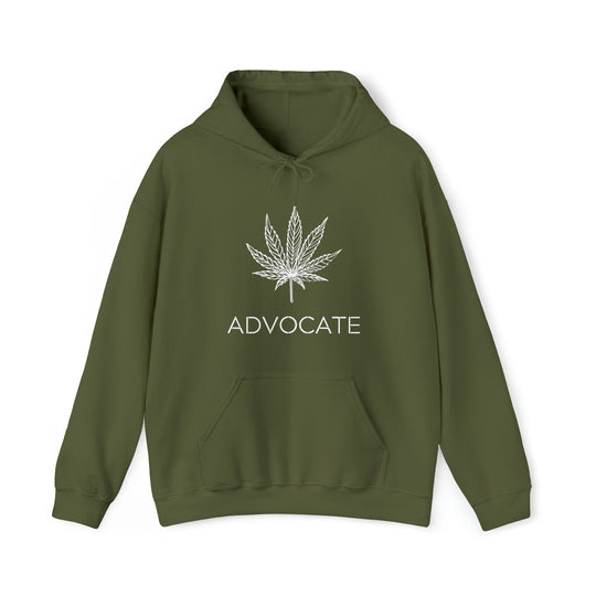 Elegant Advocate Cannabis Leaf Marijuana Hoodie