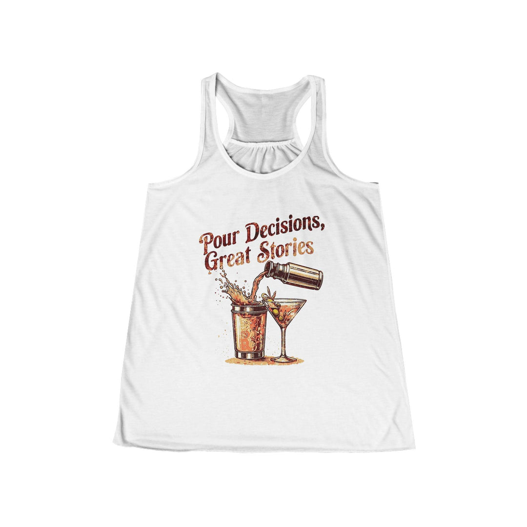 Pour Decisions Womens Racer Back Tank Top