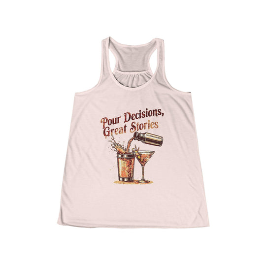 Pour Decisions Womens Racer Back Tank Top