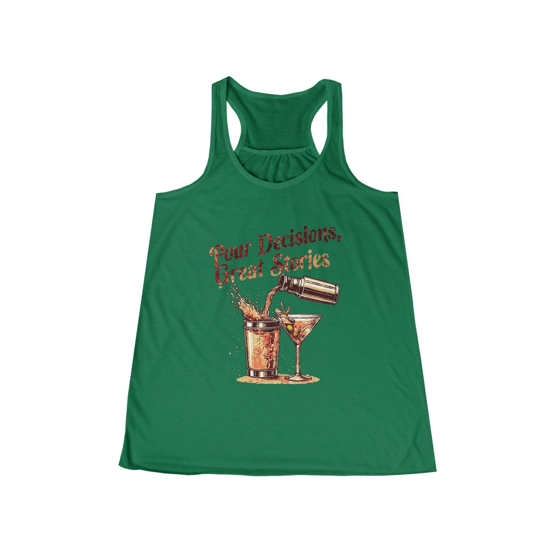 Pour Decisions Womens Racer Back Tank Top