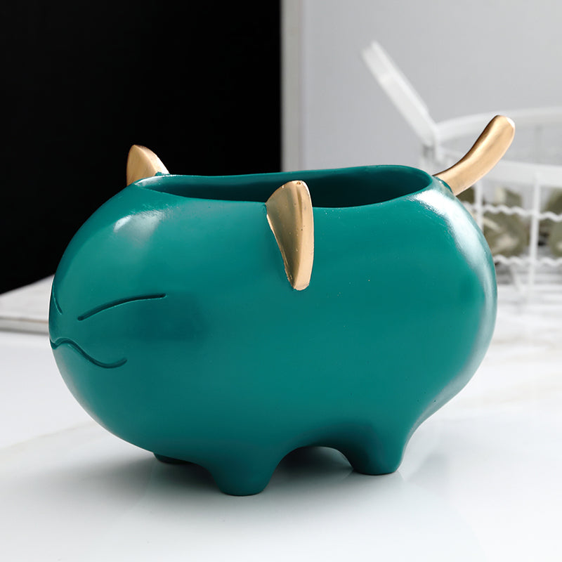 Desktop Storage Box Cute Creative Makeup Brush Bucket European Style Personality Decoration