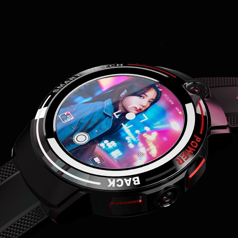 Dual Camera Ceramic Bezel Bluetooth Smart Watch
