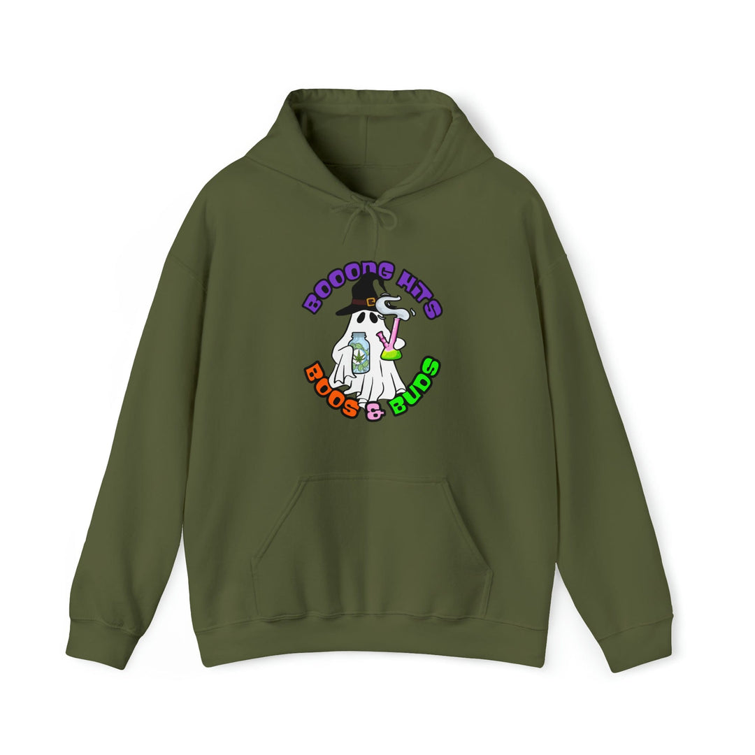 Booong Hits Boos & Buds Ghost Cannabis Hoodie