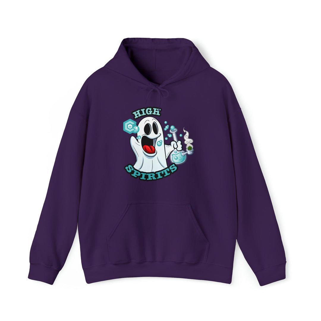High Spirits Ghost with Bong Cannabis Hoodie