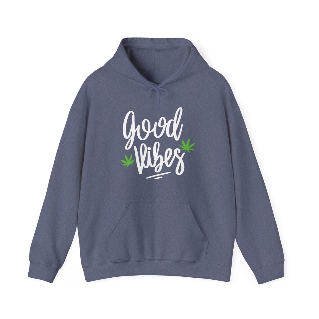 Good Vibes Marijuana Leaf Hoodie