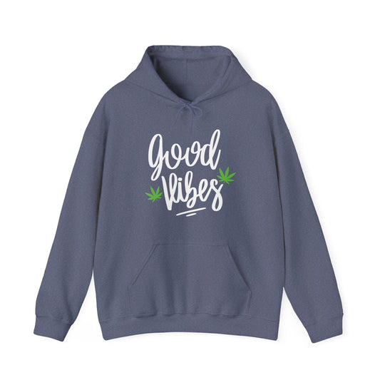 Good Vibes Marijuana Leaf Hoodie
