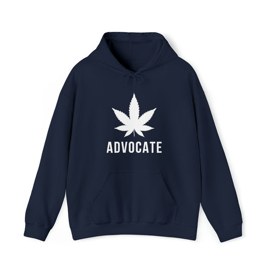 Bold Cannabis Advocate Marijuana Leaf Weed Hoodie