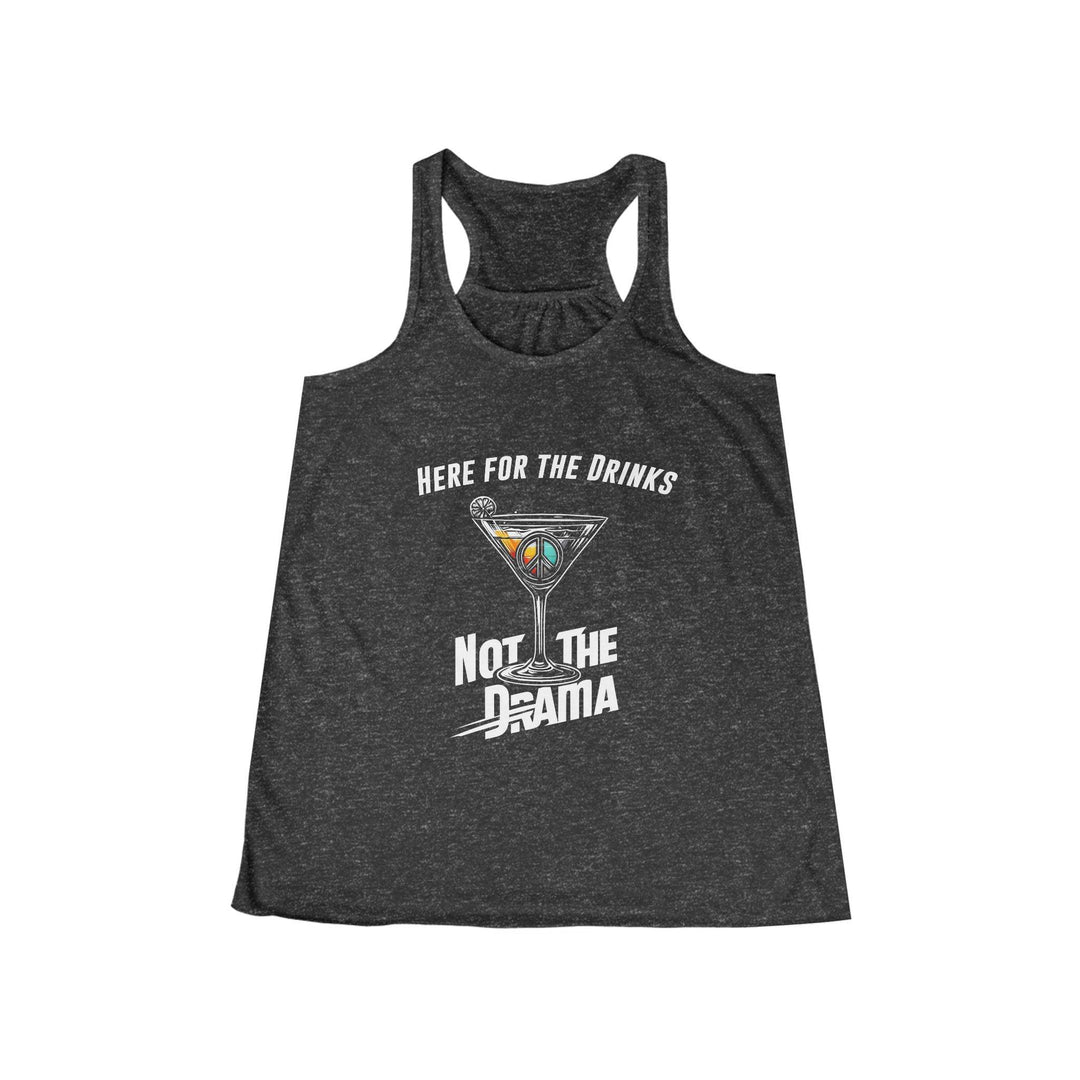 No Drama Womens Flowy Racer Back Tank Top