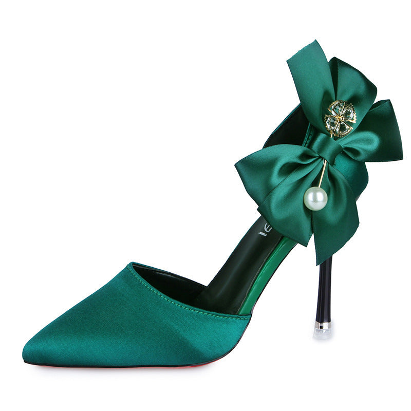 Women's Fashion Bow Stiletto Heels