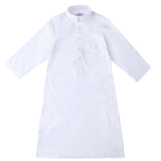 Middle Eastern teenage boy robe