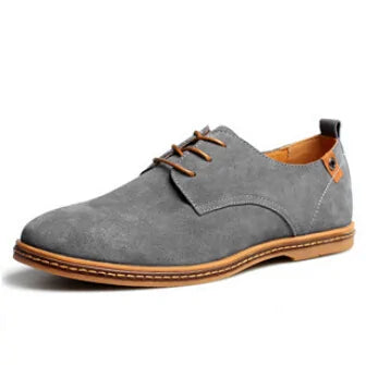 Suede Oxfords Boys Men Leather Shoes - # 	BOAA73610002