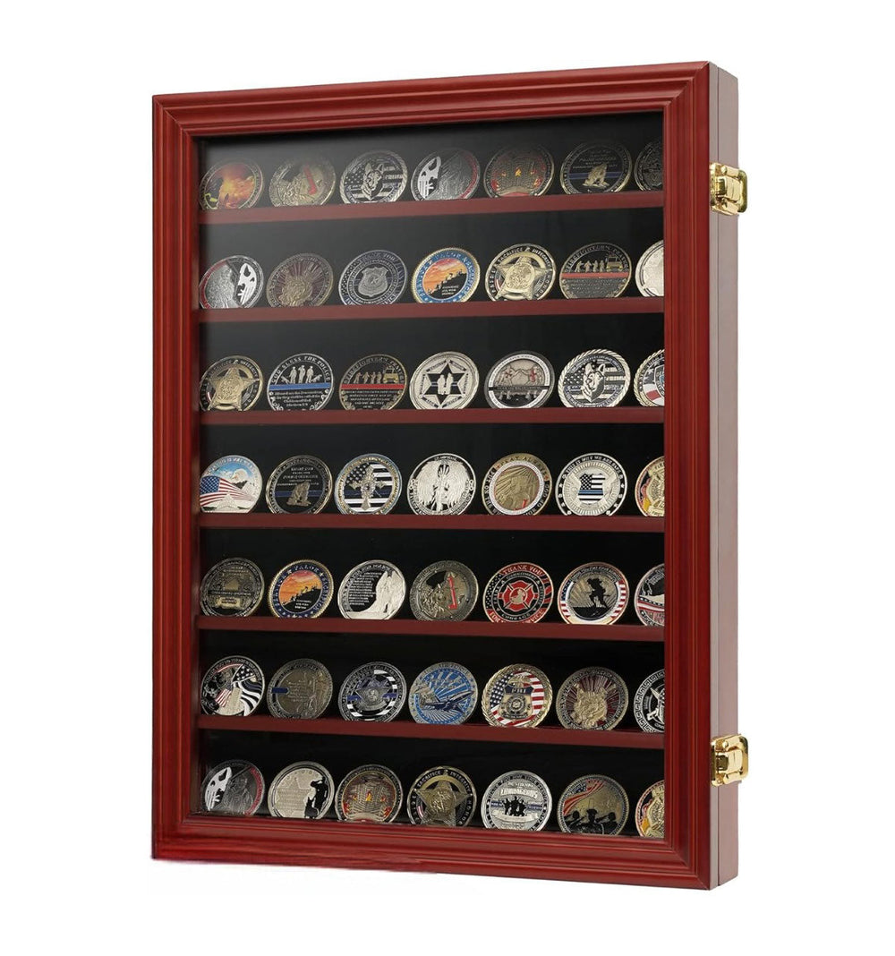 Wall Coin Display, Challenge coin wall display. by The Military Gift Store