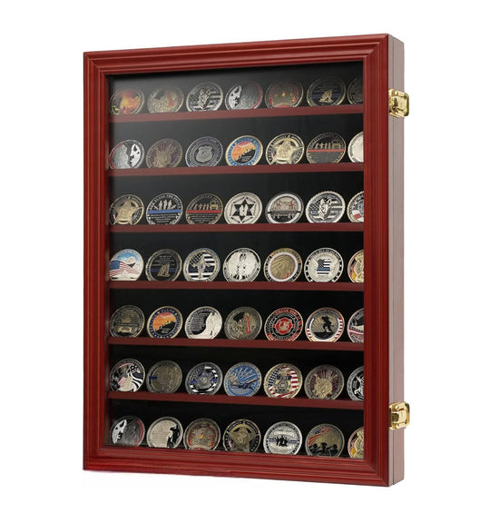 Wall Coin Display, Challenge coin wall display. by The Military Gift Store