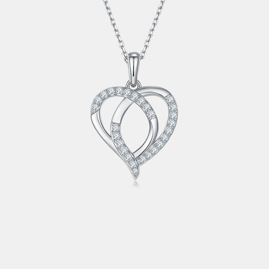 0.3 Moissanite Sterling Silver Necklace