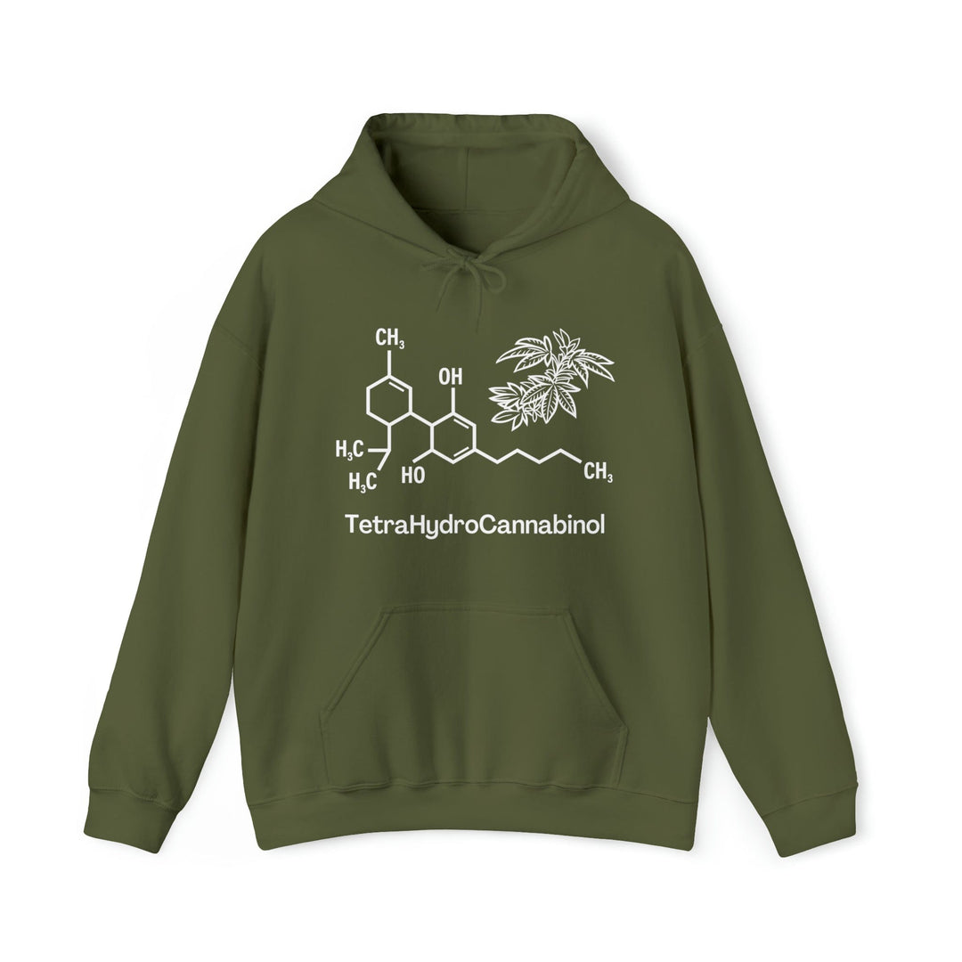 Tetrahydrocannabinol (THC) Cannabis Hoodie