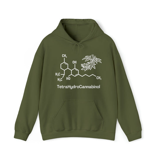 Tetrahydrocannabinol (THC) Cannabis Hoodie