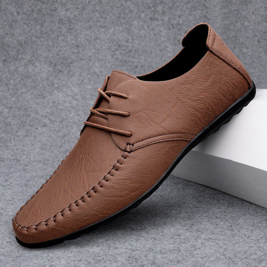Men's Business Casual Breathable Leather Shoes